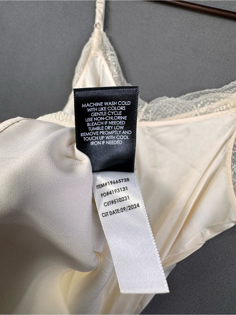 Torrid Satin Lace Trim Cami Ivory, Whisper White, Camisole, 1X - Picture 12 of 16